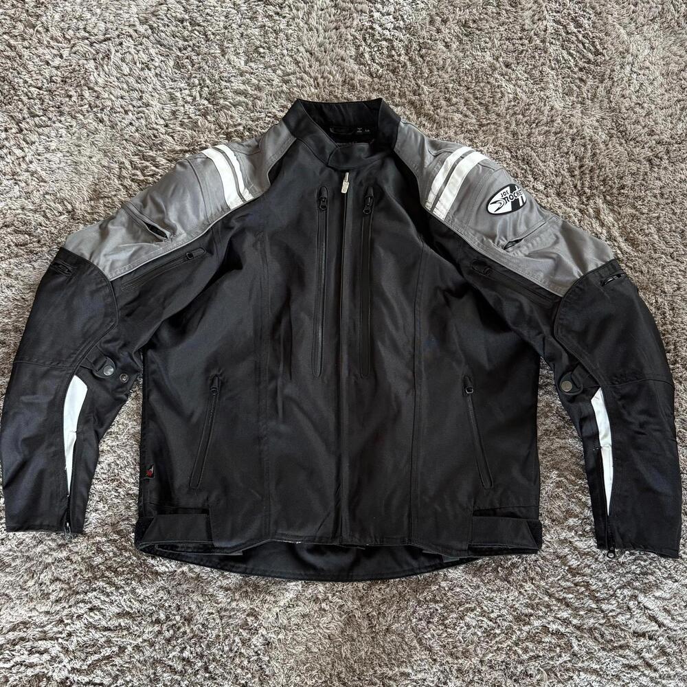 Vintage Joe Rocket Y2K Padded Motorcycle Jacket Large